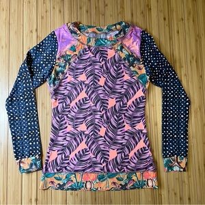 Maaji Rashguard-Women’s size L-Tropical Pattern
